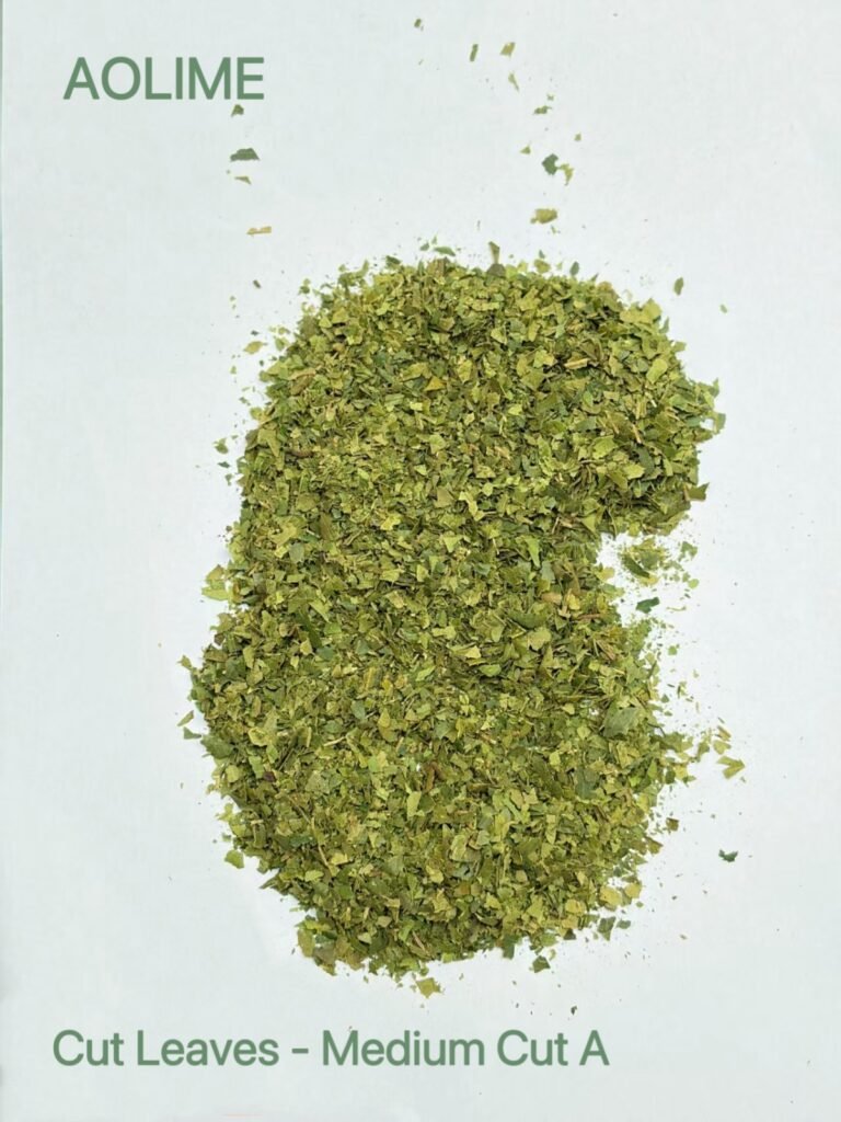 Grade A Small Cut Dried Lemon Myrtle Leaves, leaf-only no stems